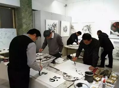 唐山文艺示范创作基地授牌，书画院与企业形象策划深度融合